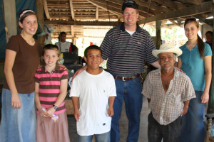 The Duggars with the locals during a past mission trip to Latin America. Photo: S.O.S. Ministries  <br/>