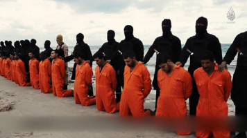 In February, ISIS released a video depicting the horrific murders of 21 Egyptian Coptic Christians in Libya. <br/>YouTube