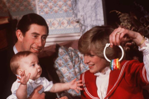 One of the most important duties of a royal couple is to produce an heir. Their first son, Prince William, was born June 21, 1982. Here, they play during a photo session at Kensington Palace in London Dec. 22, 1982.  Dave Caulkin, AP <br/>