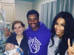 Russell Wilson with Ciara