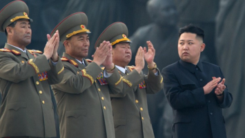 Kim Jong Un and North Korea's military. <br/>AP photo