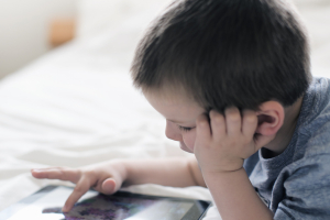 More than a third of children under the age of 2 use mobile media, according to a recently released report from Common Sense Media. Specifically, the study found that 38 percent of kids under age 2 have used tablets or smartphones.<br />
 <br/>Stock Photo
