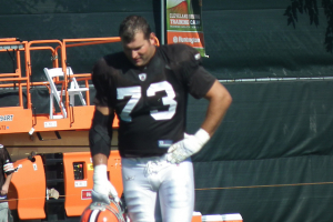 Cleveland Browns rumored to put Joe Thomas (pictured), Alex Mack, and Barkevious Mingo up for trade.  <br/>Flickr.com/edrost88