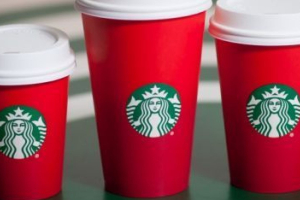 Locations getting an early taste of the red cups are Selfridges in London and Birmingham, England, Galeries Lafayette in Paris, France, and at Donau Zentrum in Vienna and Europark in Salzburg, Austria. Other stores will follow in early November. <br/>AP photo