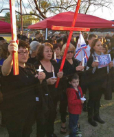 Assyrians in Phoenix, Arizona protest Islamic State treatment of Assyrians in Syria. (AINA) <br/>