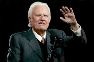 Billy Graham at his final Crusade in New York City, 2005 <br/>(Photo: BGEA / Russ Busby, File)