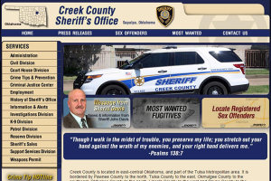 Photo: Creek County Sheriff's Office <br/>