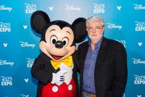 George Lucas, named an official Disney Legend at the D23 Expo in Anaheim.   <br/>Facebook/Lucasfilm