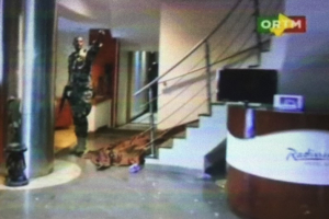Still image from video shows the lobby of the Radisson hotel in Bamako, Mali, November 20, 2015.  <br/>Reuters