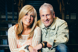 Pastor Louie Giglio and his wife.  <br/>