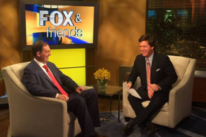 Chris Stone (left) interviewed on Fox & Friends about Faith Driven Consumer and 