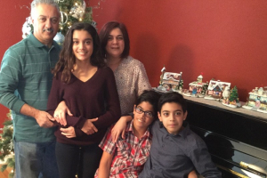 Benneta Betbadal pictured with her family. Betbadal, 46, was among those killed in the San Bernardino massacre.  <br/>GoFundMe