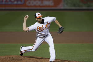 Darren O'Day might remain with the Baltimore Orioles. <br/>Flickr.com/keithallison