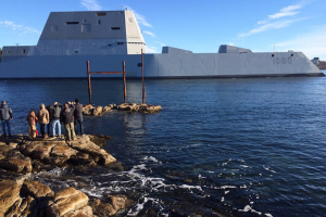 The Zumwalt is expected to be operational in 2016 (Credit: US Navy/General Dynamics Bath Iron Works) <br/>
