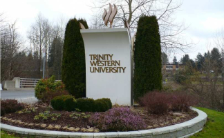 Trinity Western University is located in the Fraser Valley community of Langley and enrolls about 4,000 students annually. <br/>AP photo