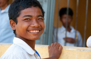 Tot Pok, 16, from Cambodia shares his story to World Vision. The humanitarian organization has traveled to five countries documenting the struggles as well as the hope found among the poor during its 2009 <br/>World Vision