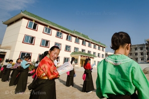 Douge Zhuoma, 15, has been living at the Huangnan Children’s Home, an orphanage jointly run by a Qinghai county government and Christian Action, a Hong Kong-based charity. <br/>Christian Action 