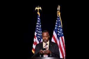 Ben Carson speaks at a new conference at the Green Valley Ranch resort in Henderson, Nevada November 16, 2015. <br/>Reuters
