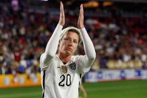 Abby Wambach, who will soon play her last soccer game. <br/>