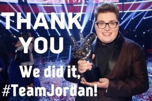Jordan Smith, winner of Season 9 of NBC's The Voice singing competition, says he is excited to step fully into his calling and allow God to show him the big things.  <br/>Jordan Smith Facebook