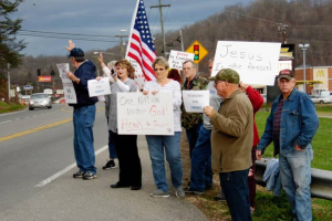 After Kentucky public school officials announced they were cutting the iconic Nativity story from the school's stage play of “A Charlie Brown Christmas,” parents set up a picket line outside school district offices this week. School representatives said they took the measure to avoid a potential lawsuit. Others are crying, 