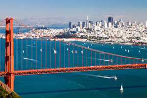 Golden Gate Bridge and City of San Francisco  <br/>