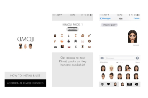 Kim Kardashian's Kimoji app still at the top 5 of Apple' list of paid apps for the iPhone.  <br/>Kimoji on iTunes