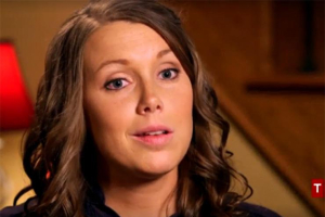 Anna Duggar, 27, pictured during Sunday's installment of TLC's 
