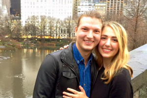 One of Duck Dynasty's family members, Reed Robertson, became engaged to girlfriend Brighton Thompson in New York City's Central Park during a Christmas holiday trip. <br/>Reed Robertson/Instagram