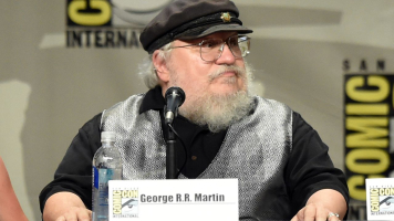 Author George R.R. Martin at Comic-Con. <br/>Getty Images