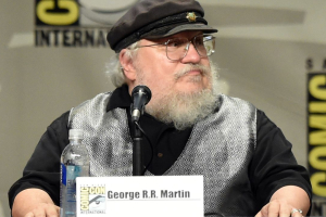 Author George R.R. Martin at Comic-Con. <br/>Getty Images