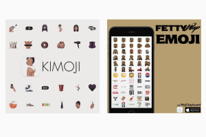 Fetty Wap takes on Kim Kardashian's Kimoji with his very own set of one-eyed emojis.  <br/>Kim Kardashian and Fetty Wap on Instagram