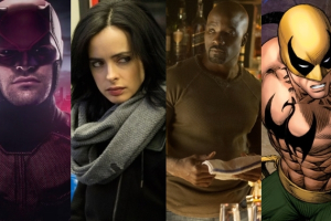 Daredevil, Jessica Jones, Luke Cage, and Iron Fist: The Defenders. <br/>Marvel/Netflix