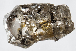 Diamond from Earth's 'wet zone', which may contain more water than all the oceans put together. Photograph: University of Alberta <br/>