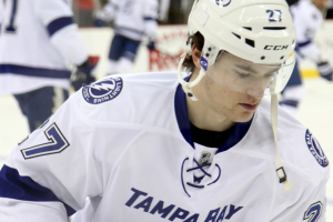 Tampa Bay Lightning's Jonathan Drouin might soon join the New York Rangers. <br/>Wikimedia Commons