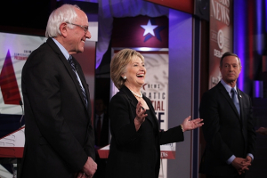 The last three Democratic Candidates 2016, soon to be down to two? <br/>HNGN