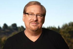 Rick Warren is the pastor of Saddleback Church in Orange County, CA. Facebook <br/>