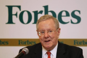 Forbes Media Chairman and Editor-in-Chief Steve Forbes speaks during a news conference before the Forbes Global CEO Conference. Reuters <br/>
