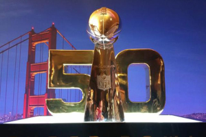 The winner of the Super Bowl will get the Lombardi trophy, as well as the Gold 50 this year to commemorate the 50th anniversary of the Super Bowl. Cyd Zeigler/Twitter <br/>