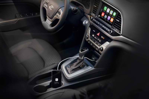 The 2017 Hyundai Elantra is the latest vehicle to sport both Android Auto and Apple CarPlay.  <br/>Hyundai Motor America
