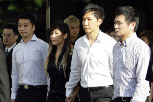 City Harvest Church pastor Kong Hee pictured with his wife, Sun Ho. <br/>Reuters
