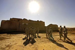 Confirmation that Iraq's oldest Christian monastery, St. Elijah's Monastery of Mosul, was destroyed by ISIS was announced by The Associated Press Jan. 20, 2016. Here, U.S. soldiers visited the monastery in 2009. <br/>United States Air Force/Staff Sgt. JoAnn S. Makinano