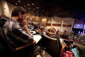 Thousands attend the Verge: Missional Community Conference at Hill Country Bible Church in Austin, Texas, Feb. 4-6. <br/>Verge