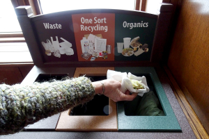 In 2013, 37 million tons of food waste were generated and thrown into landfills or incinerators. Environmental Protection Agency leaders on Monday launched the Food Steward’s Pledge, hoping religious groups of all faiths will join in trying to reduce the problem and fed hungry people. Plymouth Congregational Church <br/>