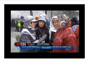 The 43rd annual March For Life was held as scheduled in Washington, D.C., today, Jan. 22, 2016, despite a huge winter storm and snow moving in on its participants.  <br/>March For Life screen grab