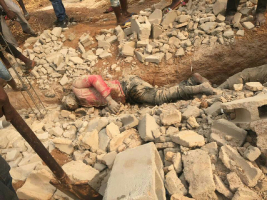 Three decomposing bodies were discovered within the foundation of a building reported to be a church under construction in Egunu Monday.  <br/>
