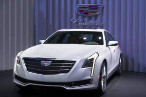 The Cadillac CT6 is shown at the New York International Auto Show event in Duggal Greenhouse <br/>