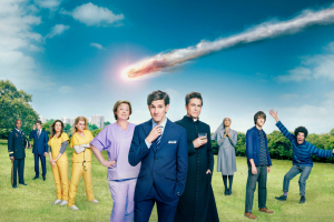 A new TV miniseries called ''You, Me and the Apocalypse'' premieres Thursday, Jan. 28, 2016, on NBC. The show's plot is about an unlikely conglomeration of people who are trying to survive as the future of mankind. You, Me and the Apocalypse/NBC <br/>
