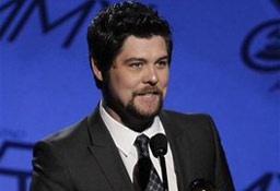 Jason Crabb accepts the award for southern, country, or bluegrass gospel album at the Grammy Awards on Sunday, Jan. 31, 2010, in Los Angeles. <br/>AP Photo / Matt Sayles, File