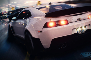 A screen shot from Need for Speed <br/>